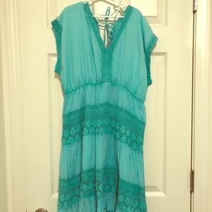 Turquoise dress